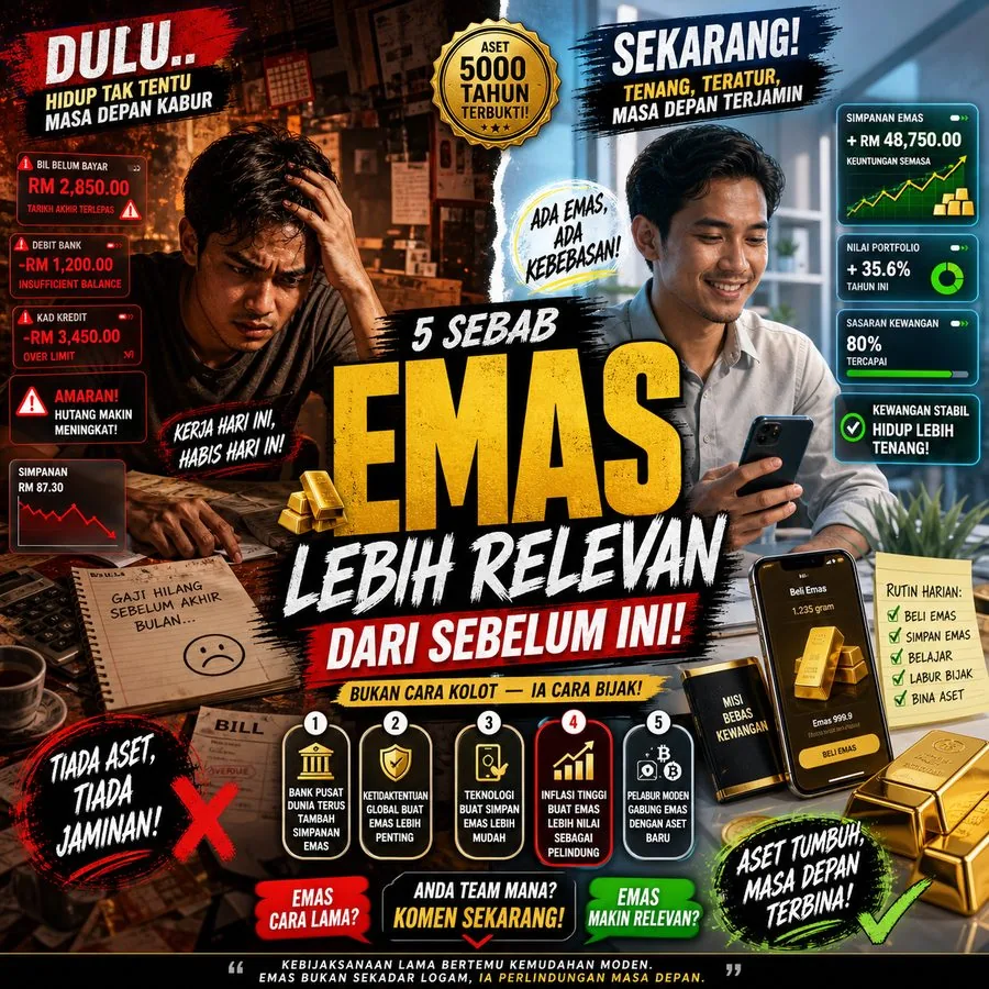 Emas relevan di era moden, simpan melalui aplikasi GAP Public Gold