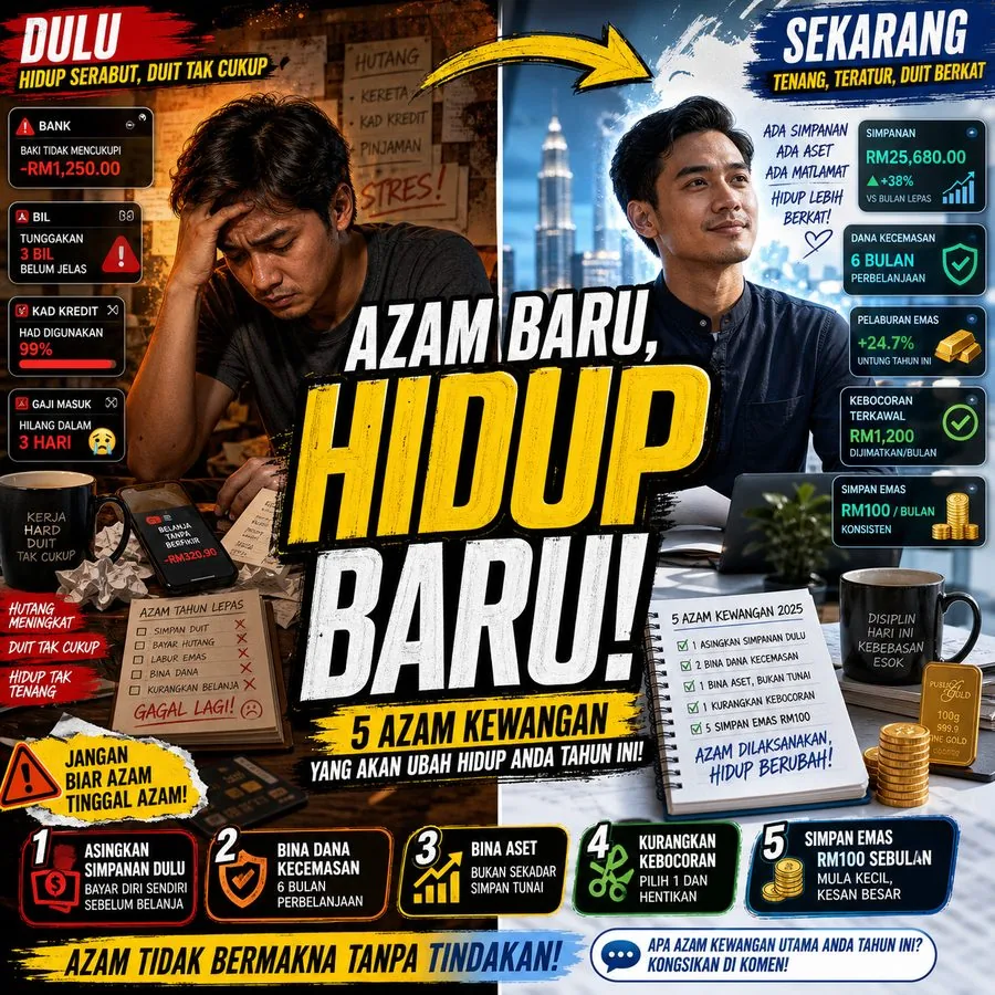 Laksanakan azam kewangan tahun baru dengan akaun GAP Public Gold