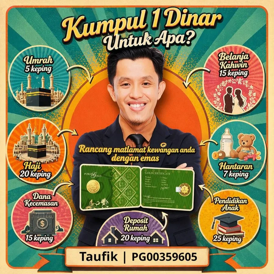 Kumpul 1 Dinar Untuk Apa - Matlamat Simpanan Emas Dinar Public Gold