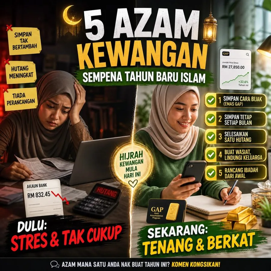 5 Azam Kewangan Sempena Tahun Baru Islam