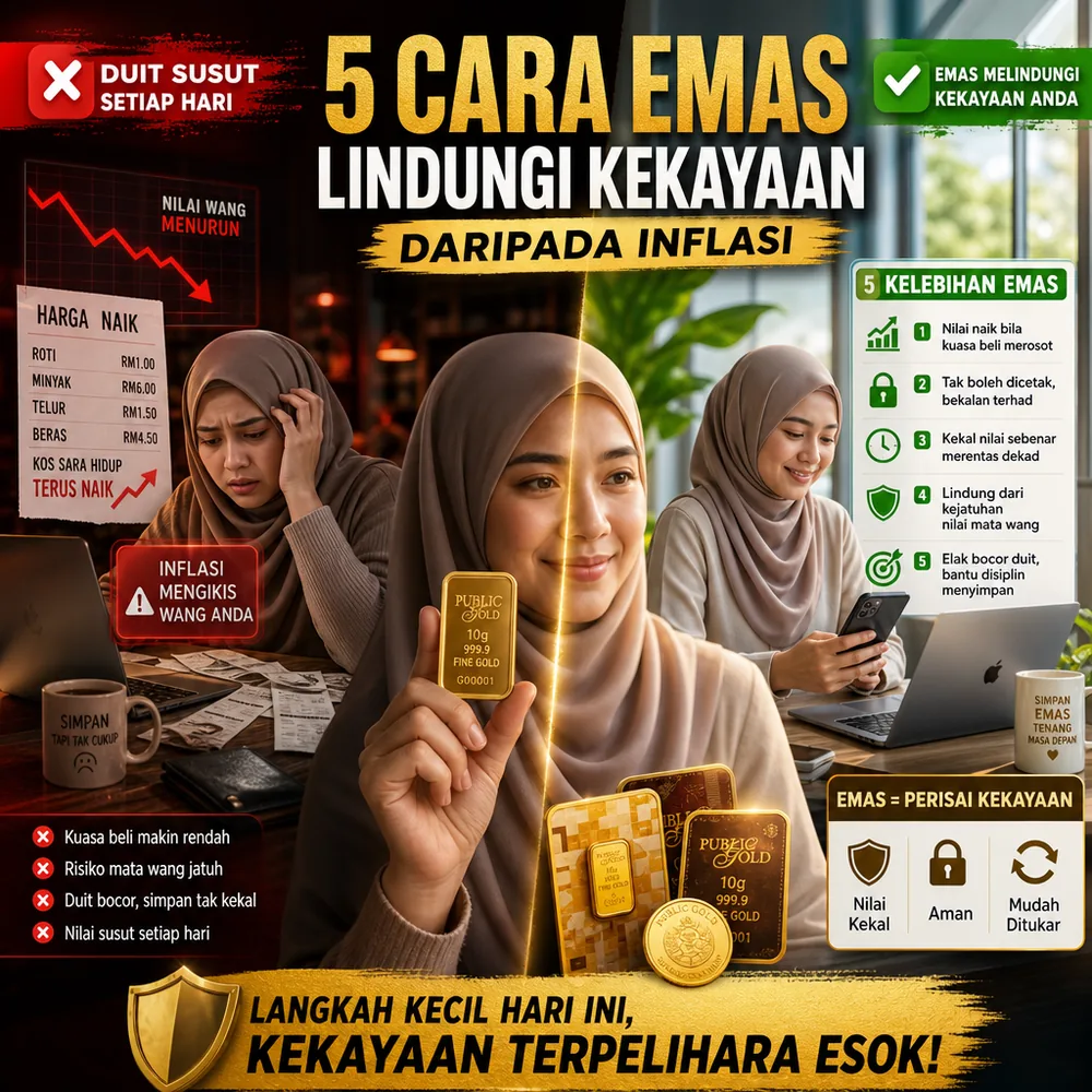 5 Cara Emas Melindungi Kekayaan Anda Daripada Inflasi