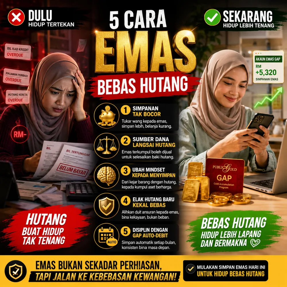 5 Cara Emas Membantu Anda Bebas Hutang