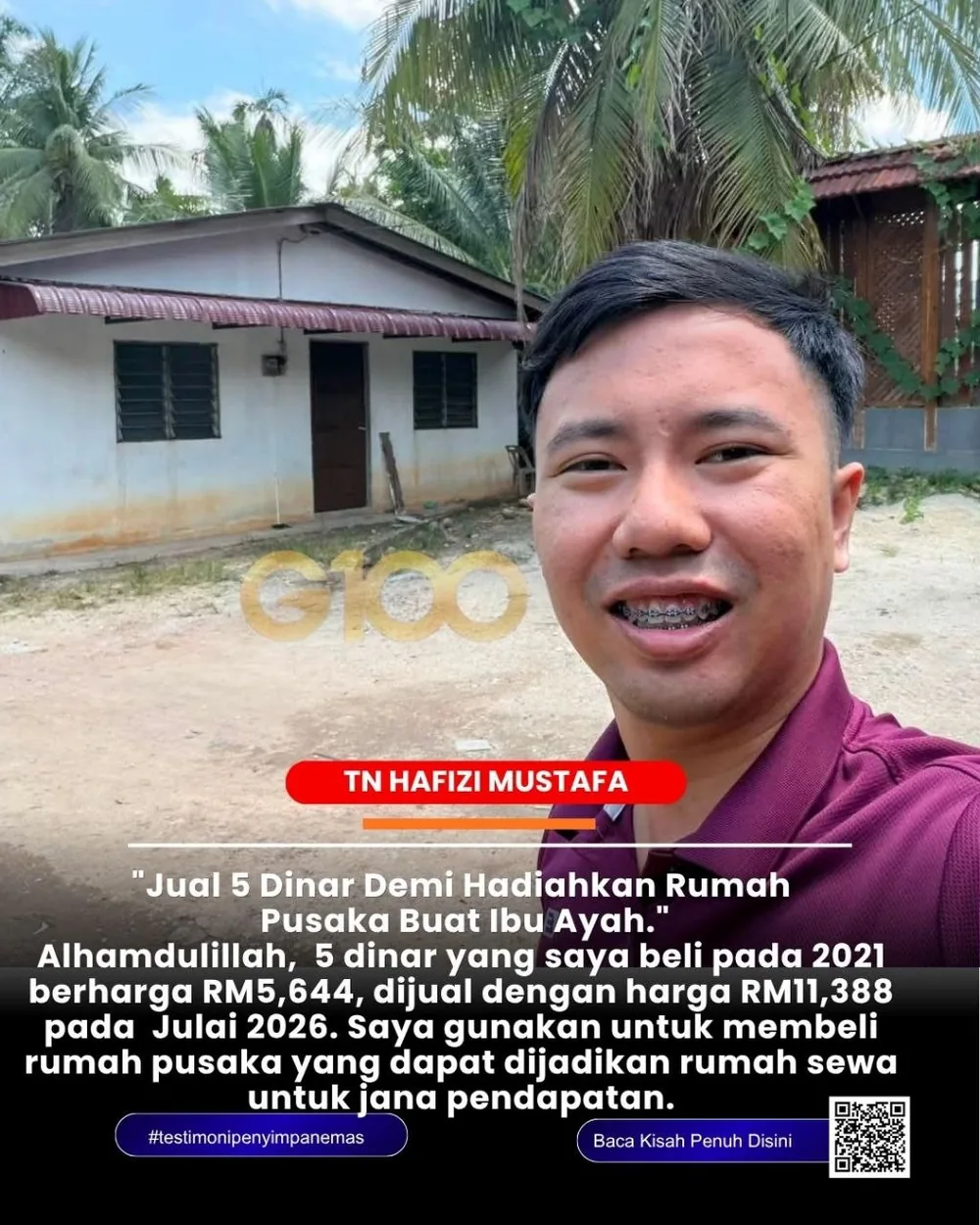 5 Rahsia Pemuda Ini Tukar 5 Dinar Kepada Rumah Sewa Dan Badal Haji