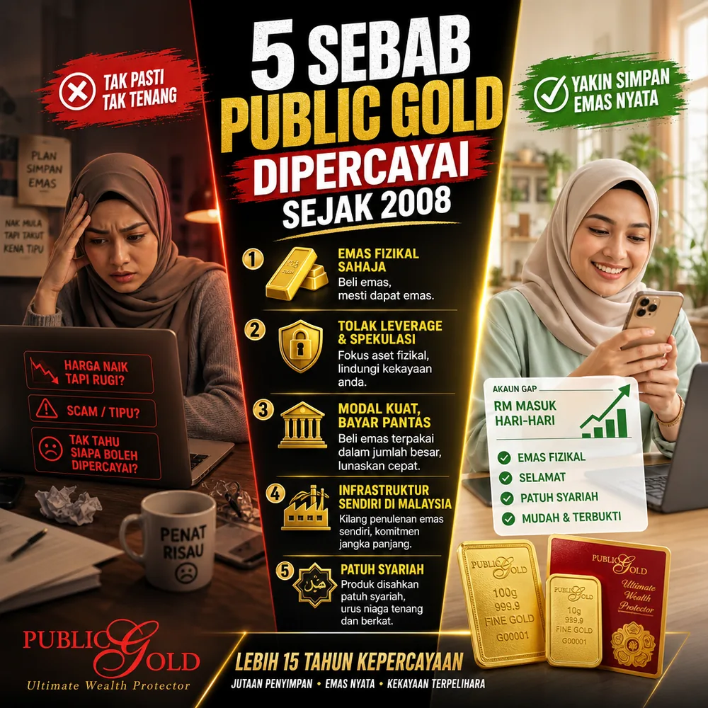 5 Sebab Public Gold Dipercayai Sejak 2008