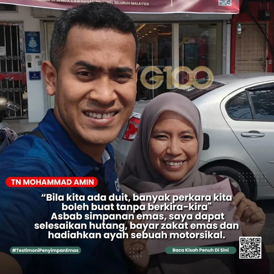 Tuan Mohammad Amin buktikan simpanan emas Public Gold selamatkan kewangan waktu terdesak