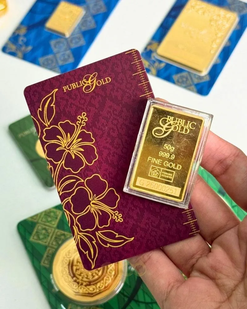 Goldbar 50 Gram · 999.9 Fine Gold