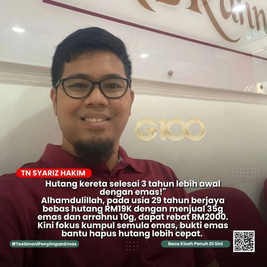 Testimoni Tuan Syariz Hakim Langsaikan Hutang Kereta 3 Tahun Lebih Awal Dengan Emas Public Gold