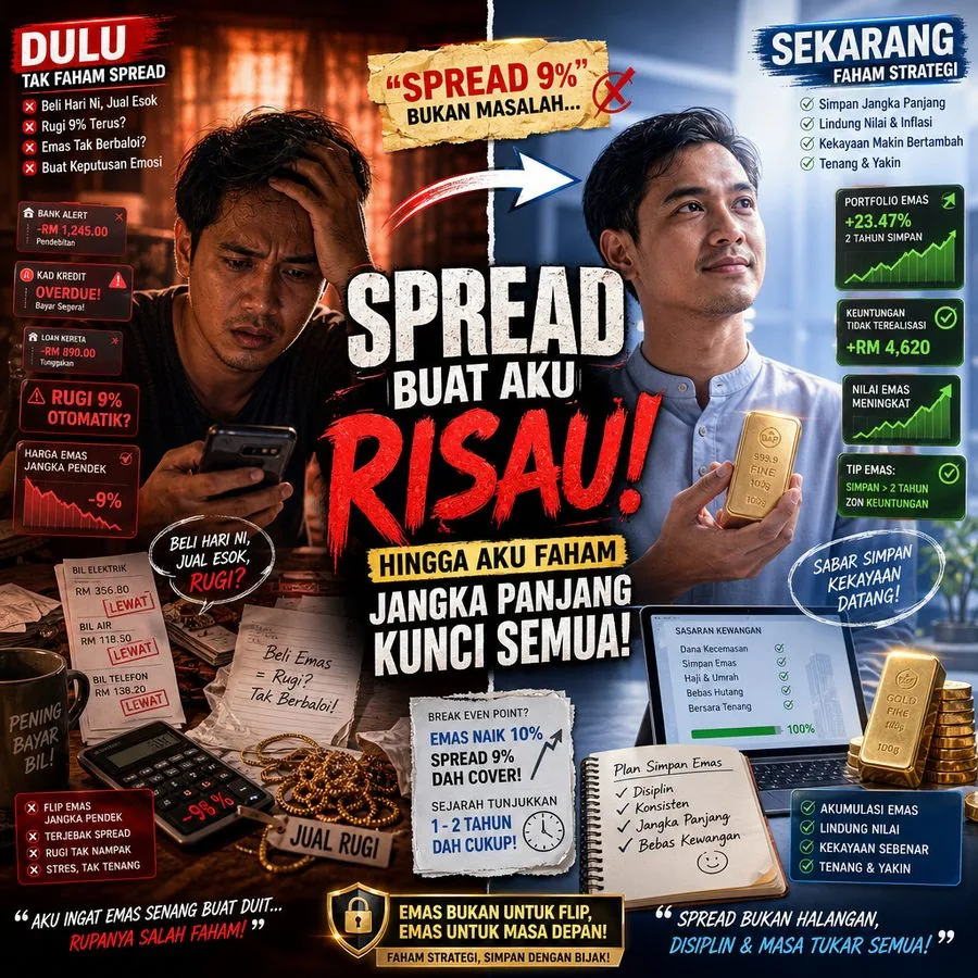 Dialog Hilman dan Qayum tentang spread beli jual emas GAP Public Gold