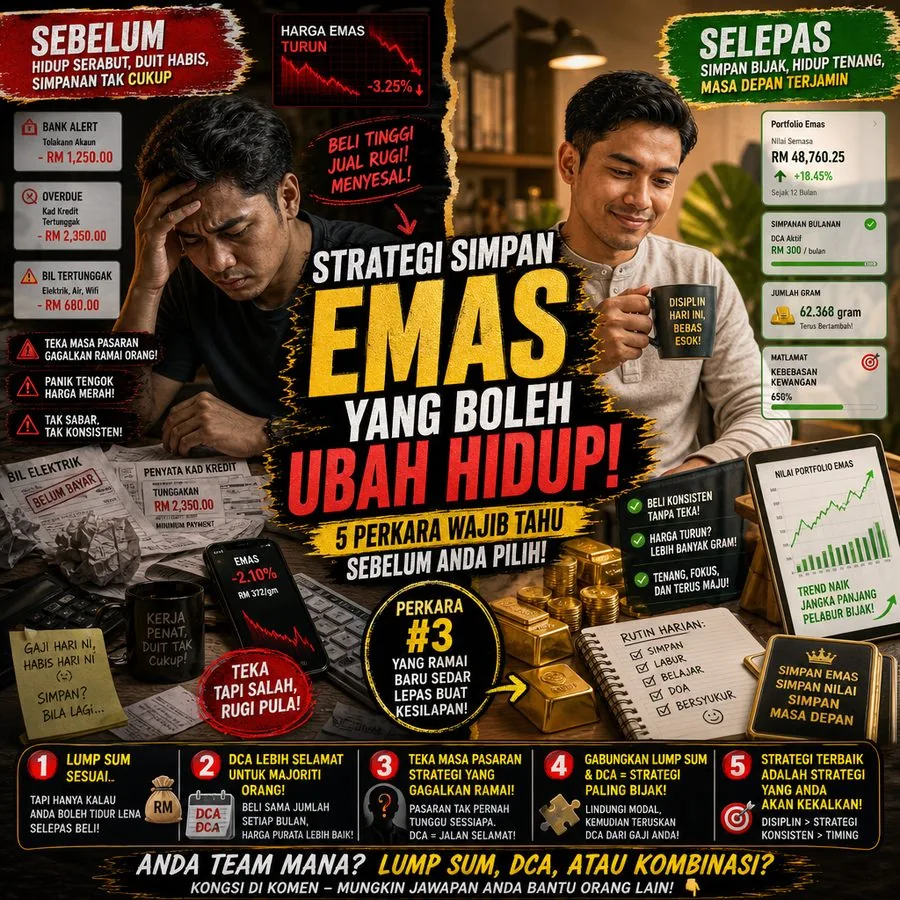 5 Perkara Yang Perlu Anda Tahu Sebelum Pilih Cara Simpan Emas