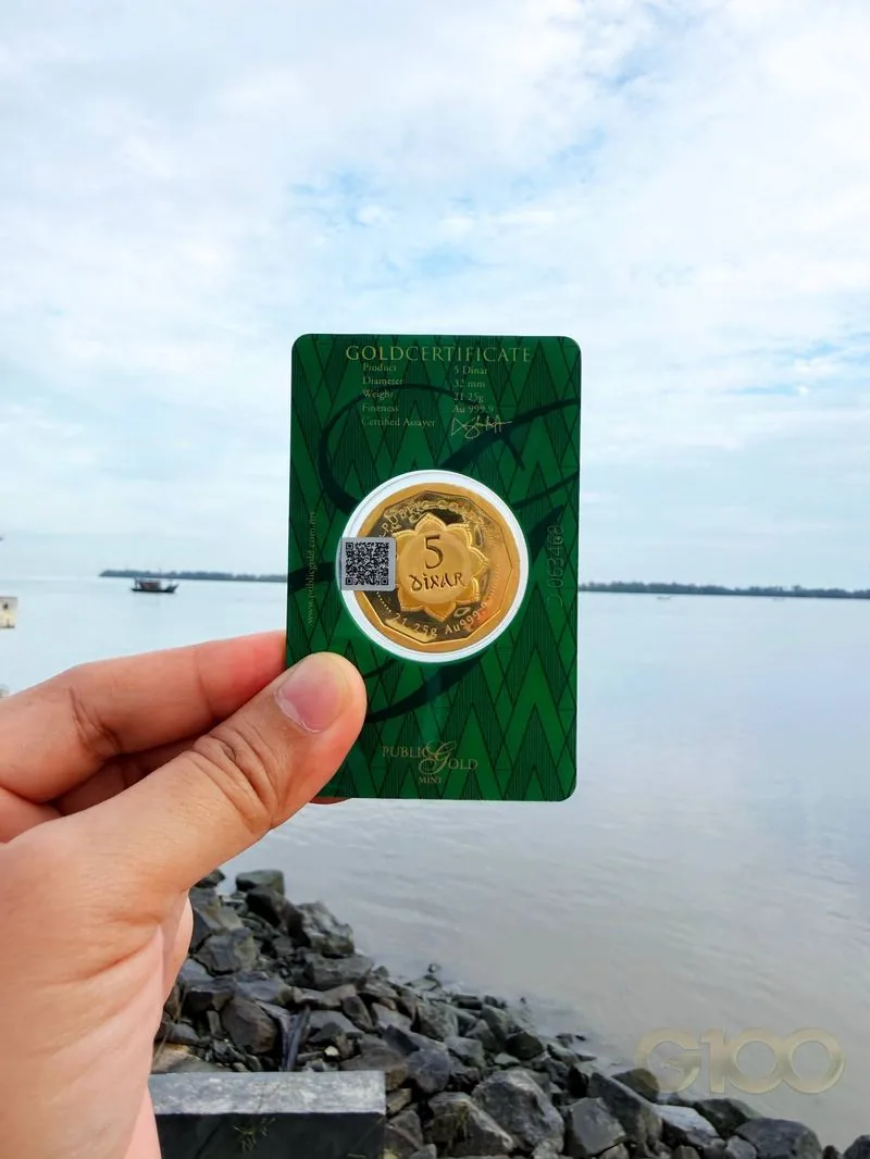5 Dinar · 21.25g · Au 999.9