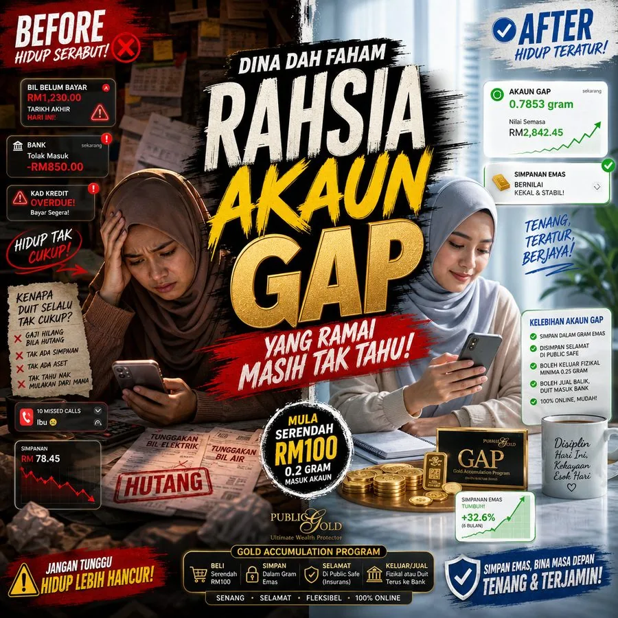 Dialog Dina dan Zura tentang Akaun GAP Public Gold