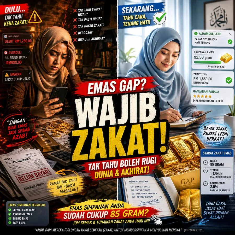 Dialog Wawa dan Liana tentang zakat emas GAP Public Gold