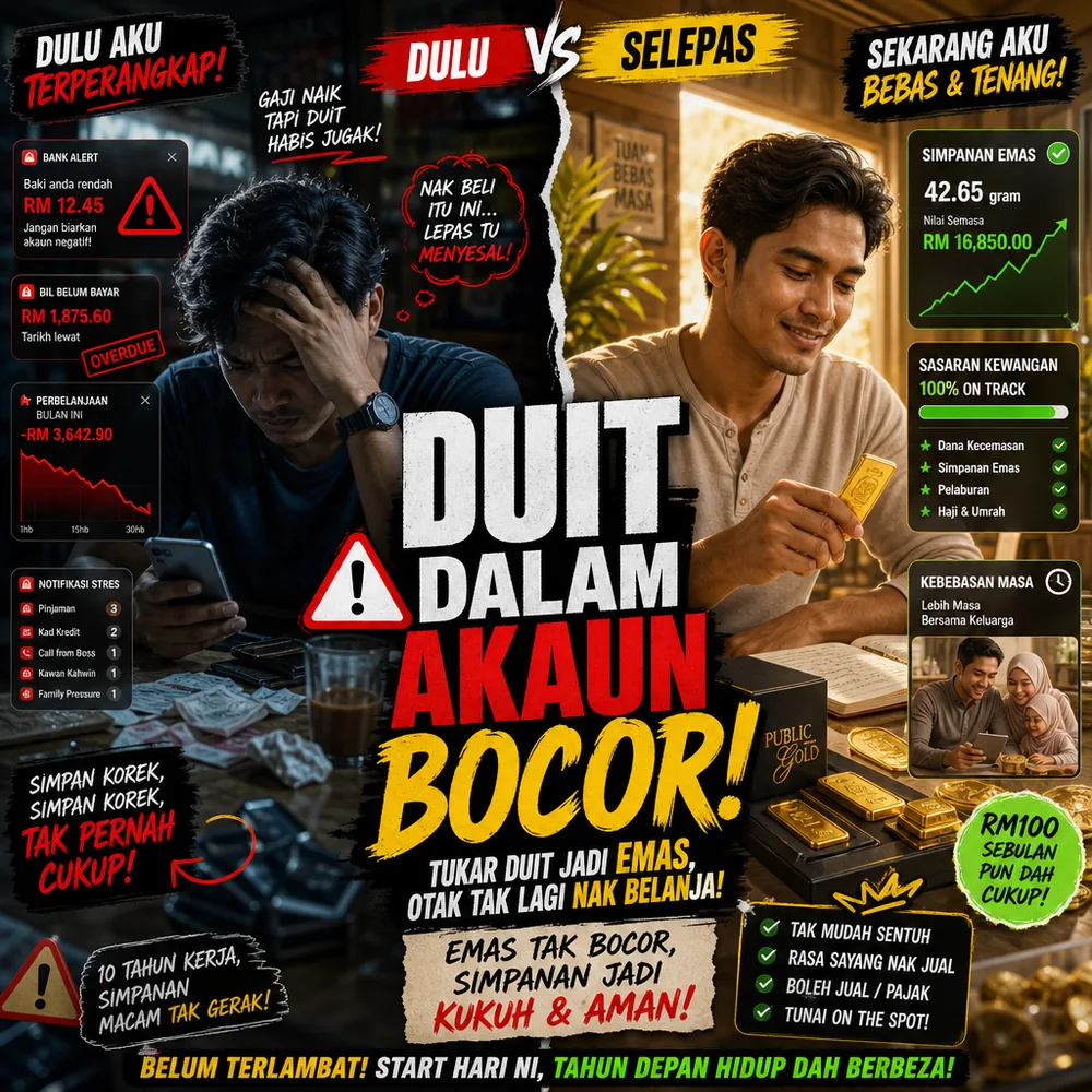 Sembang dua sahabat dah 10 tahun kerja tapi simpanan tak gerak