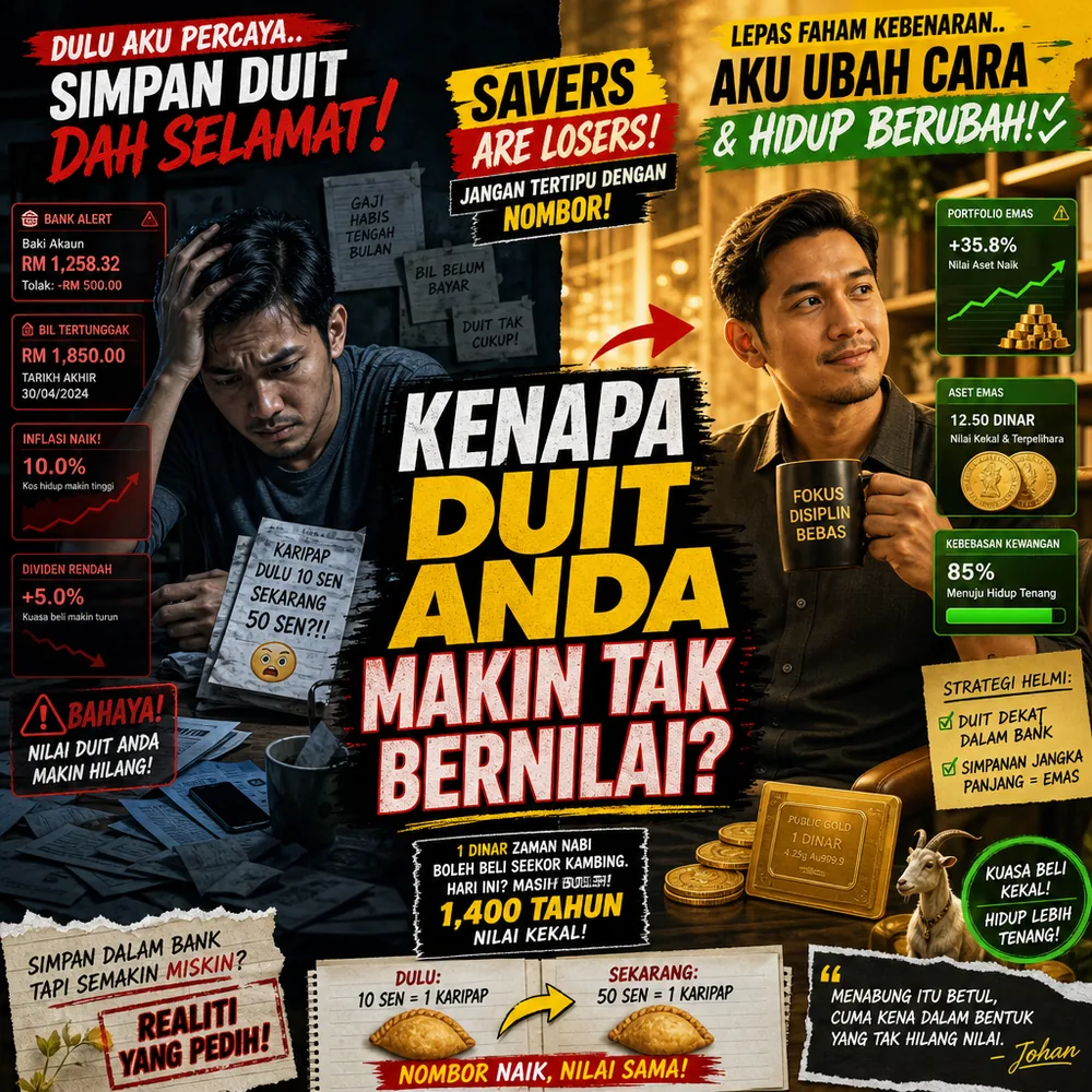 Sembang dua sahabat harga karipap naik 5 kali ganda duit makin tak bernilai