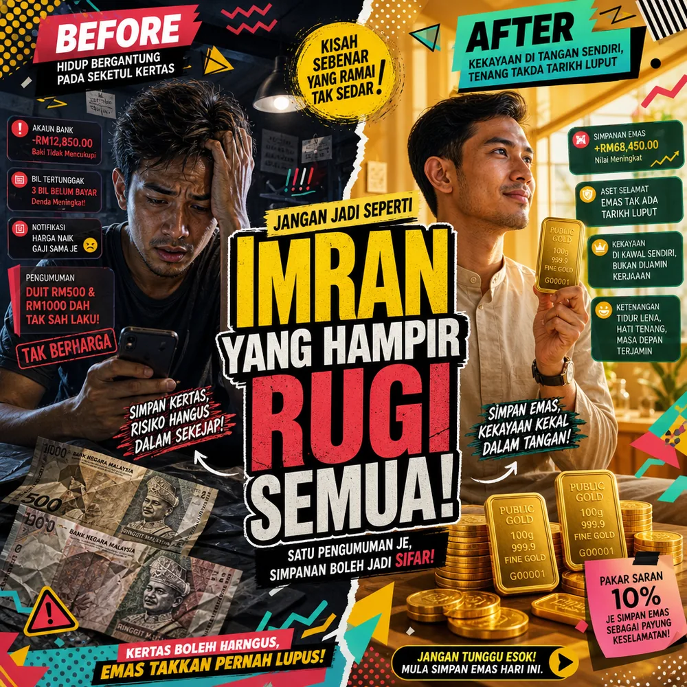 Sembang dua sahabat satu pengumuman duit kertas boleh jadi sampah