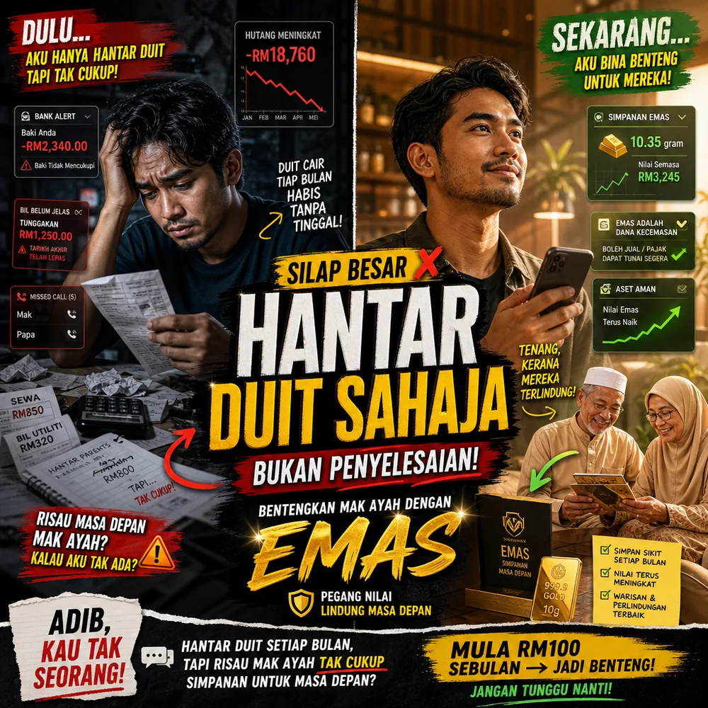 Sembang dua sahabat ibu bapa dah pencen tapi takde simpanan kukuh