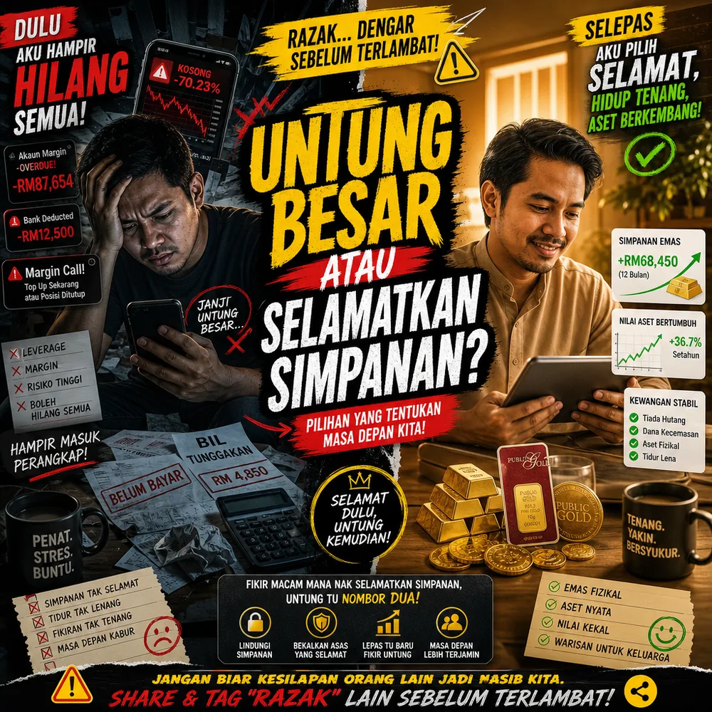 Sembang dua sahabat tergoda untung besar guna leverage
