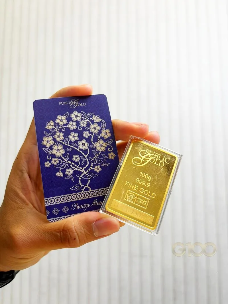 Goldbar 100 Gram · 999.9 Fine Gold
