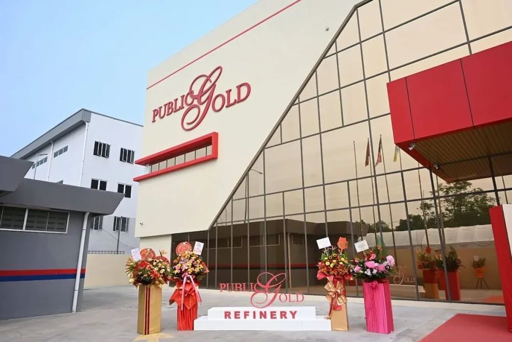 Bangunan kilang penulenan emas Public Gold Refinery di Batu Kawan, Pulau Pinang