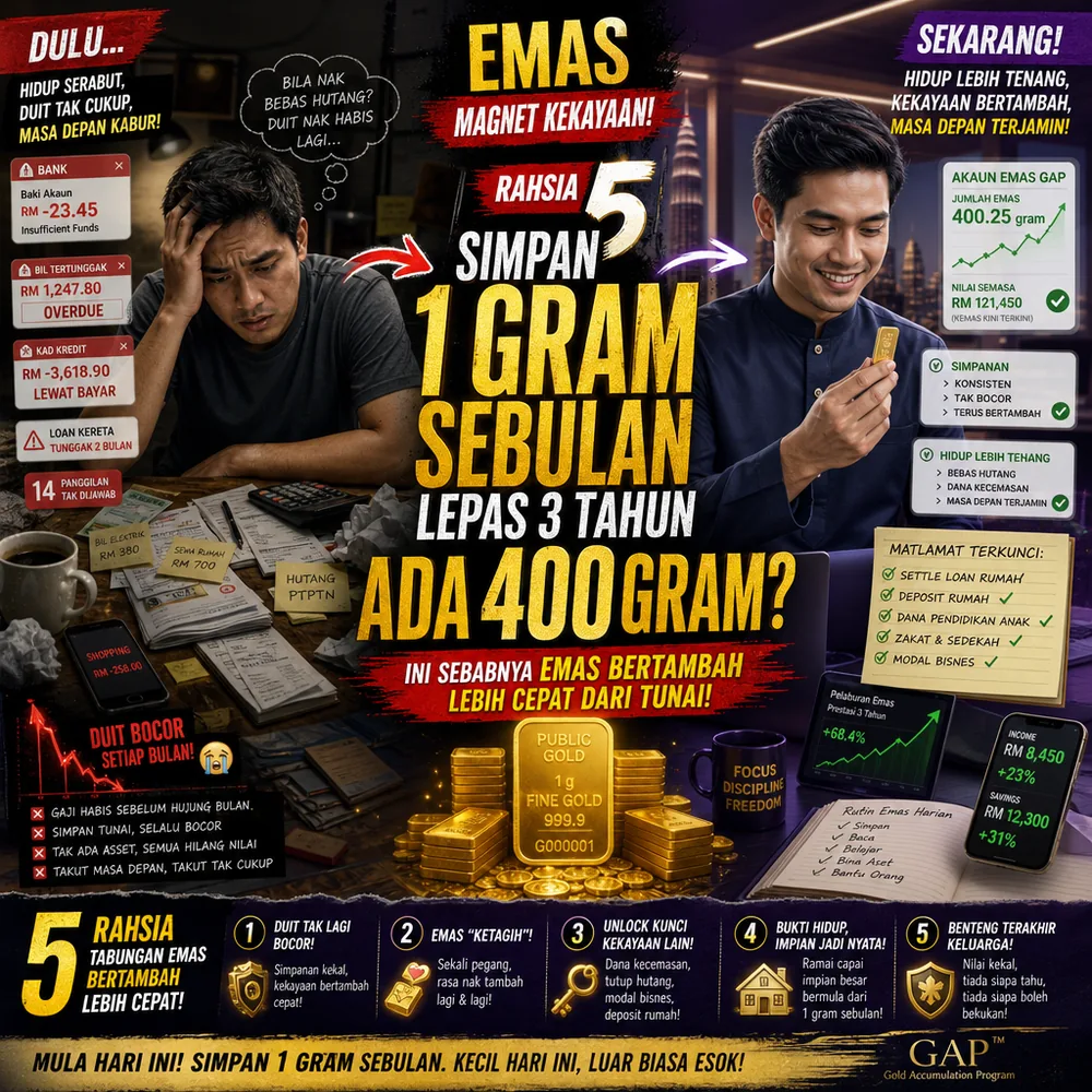 Orang kaya tak tebang pokok kekayaan mereka makan buahnya sahaja Public Gold